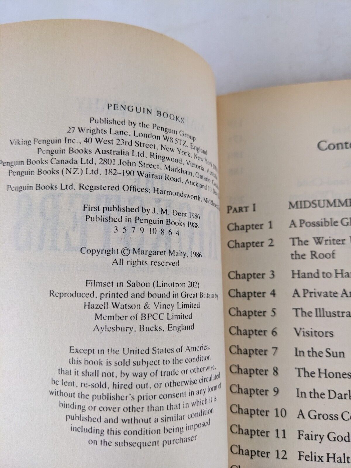 the tricksters by margaret mahy 1986 Fantasy mystery