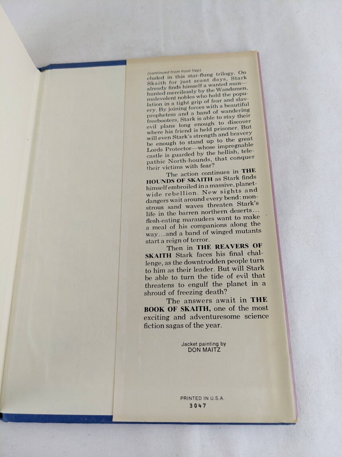 The book of Skaith: Eric John Stark by Leigh Brackett 1976 Hardcover