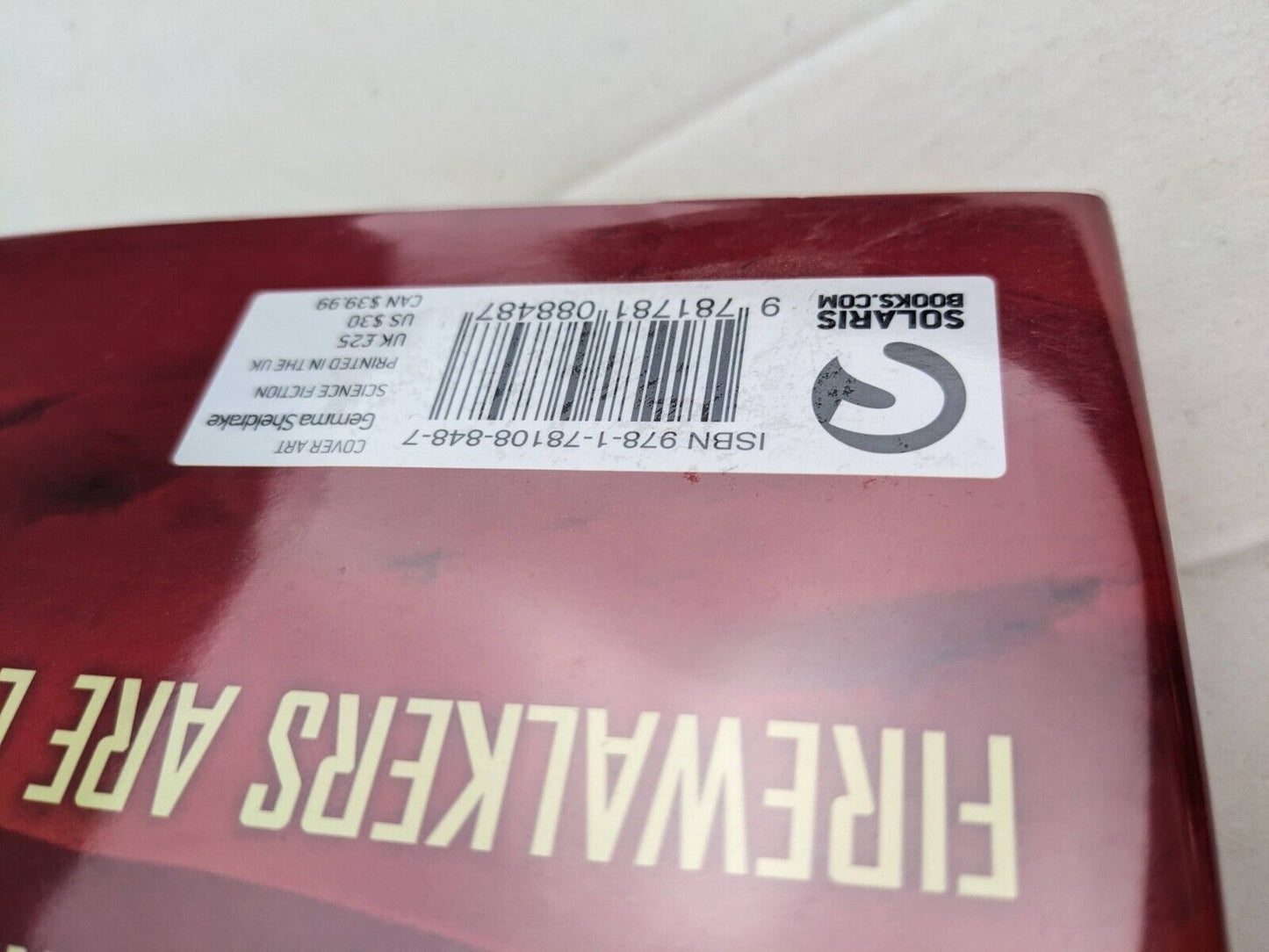 Firewalkers by Adrian Tchaikovsky Hardcover Signed Limited Edition 2020