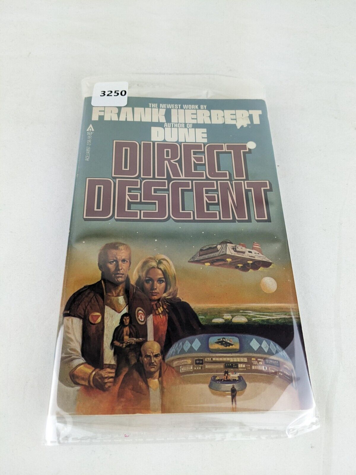 Direct Descent by Frank Herbert 1980 First Ace Printing Illustrated edition