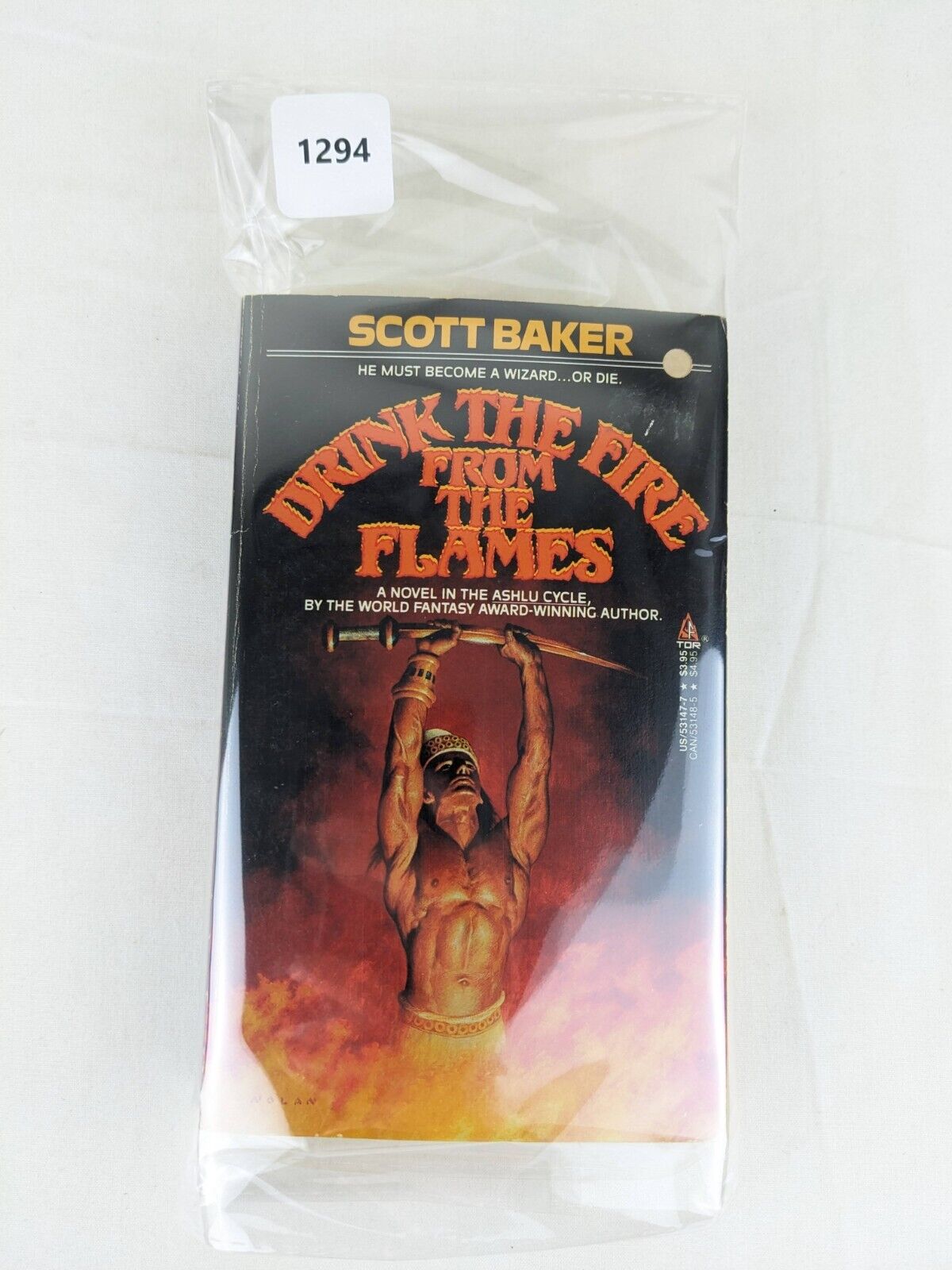 Drink the fire from the flames by Scott Baker 1987
