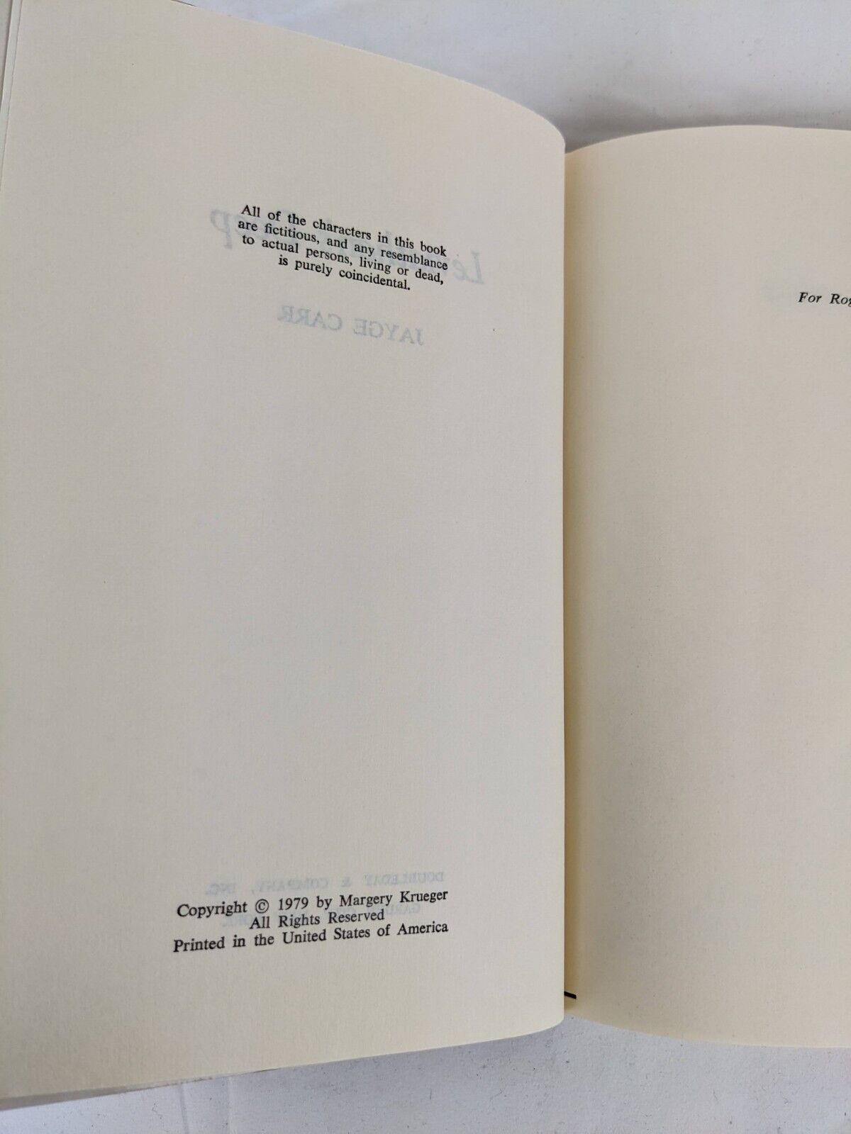 Leviathan's Deep by Jayge Carr hardcover 1982