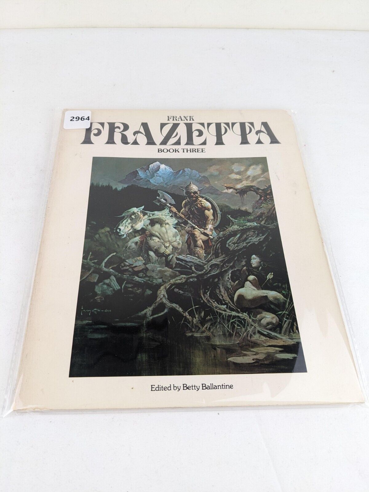 Frank Frazetta book three edited by Bettie Ballantine 1978 First US Printing