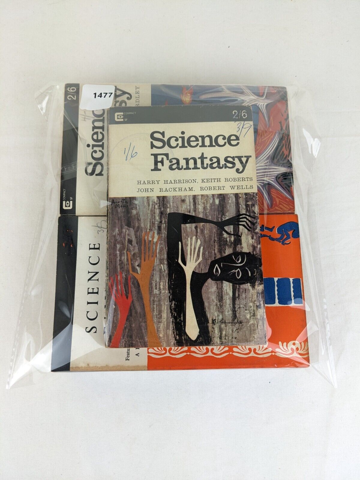 Science Fantasy lot x 6 By Kyril Bonfiglioli 1964 / 1965 - Roberts & Vinter
