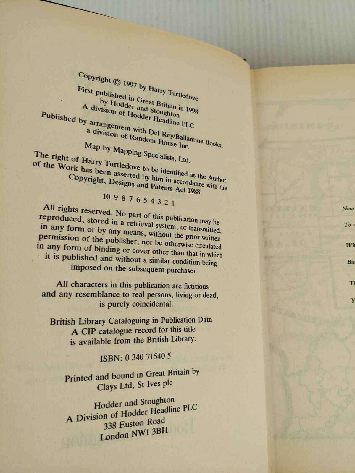 How Few Remain by Harry Turtledove (Hardcover, 1998)