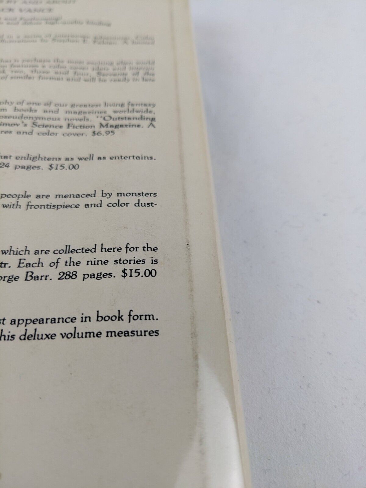 The blue world by Jack Vance Signed 1979 First Edition Hardcover