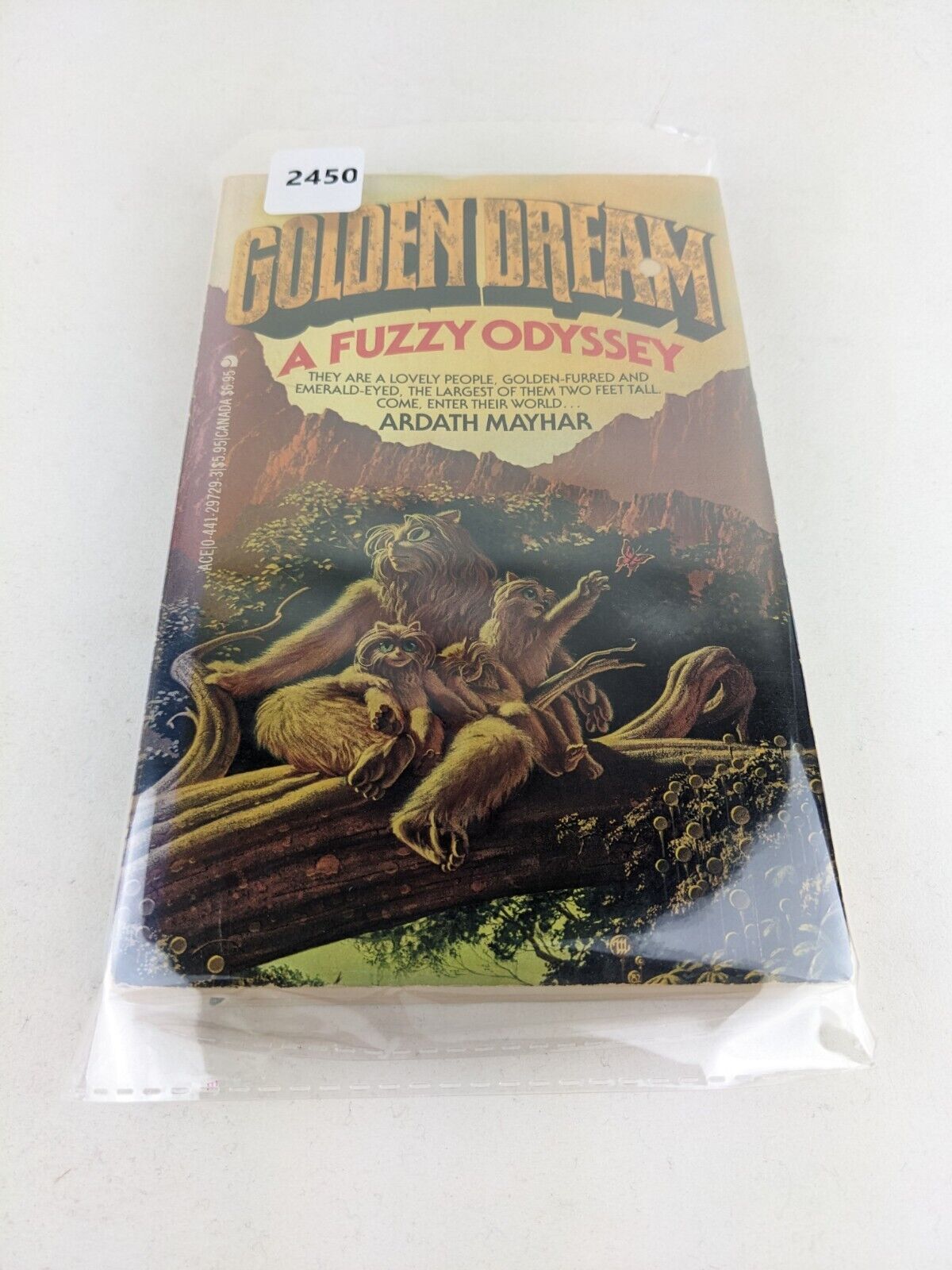 Golden Dream by Ardath Mayhar 1982 Fuzzy Sapiens