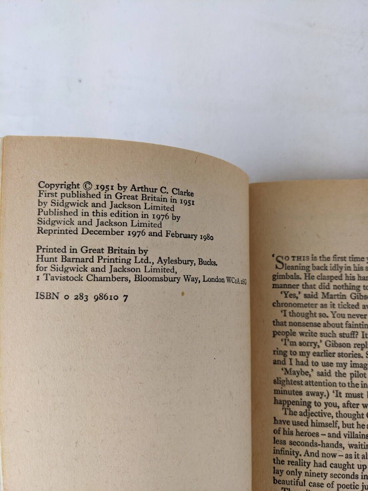 The sands of mars by Arthur C. Clarke 1976