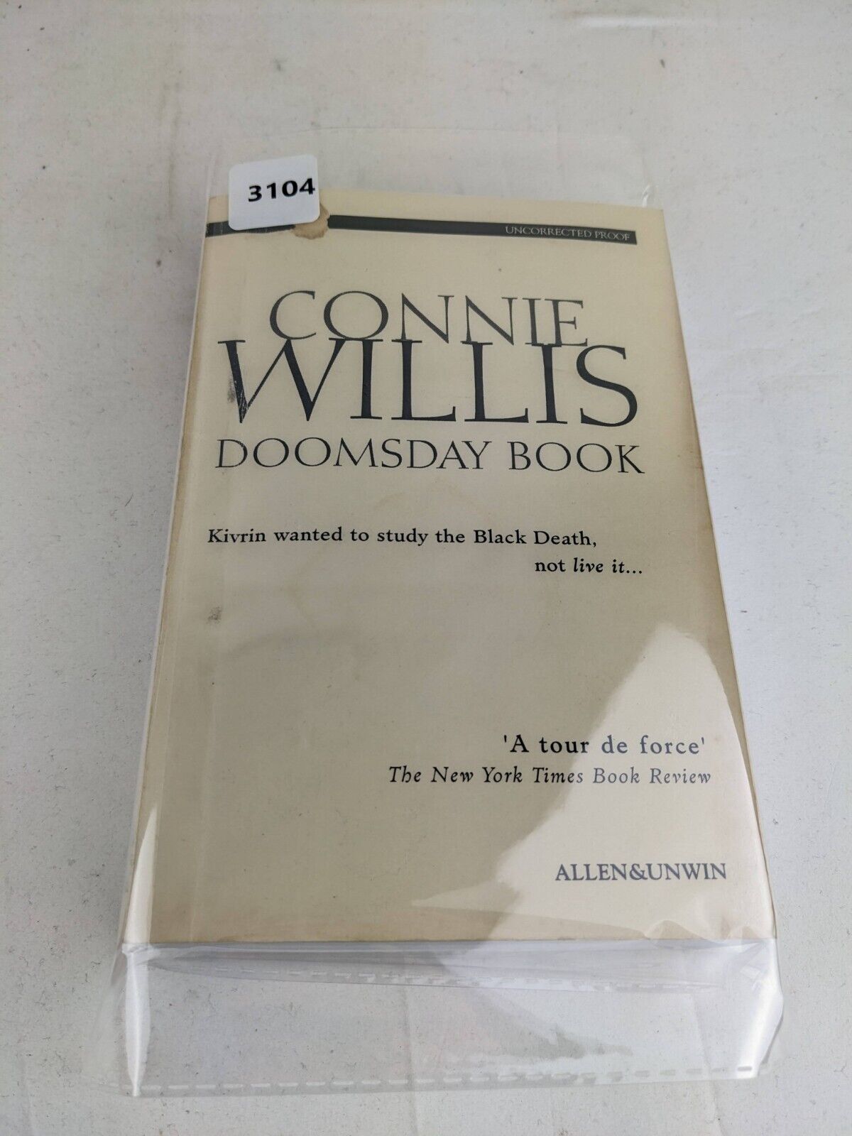 Doomsday book by Connie Willis Uncorrected Proof 2005