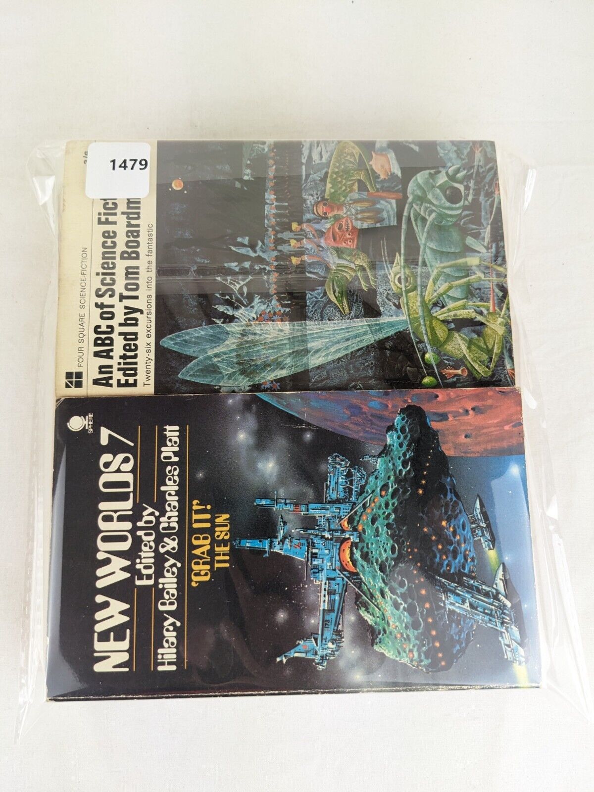 Vintage Science fiction short stories books x 6 Wollheim, Asimov, Tom Boardman