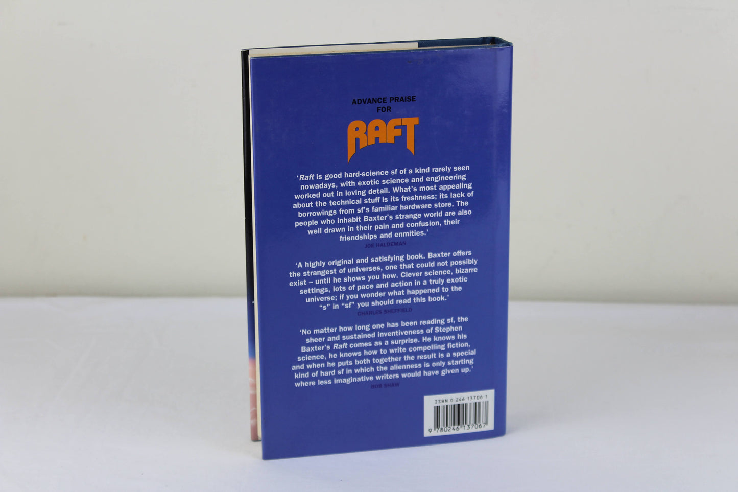 Raft by Stephen Baxter 1991 UK First Edition Hardcover - Xeelee Sequence
