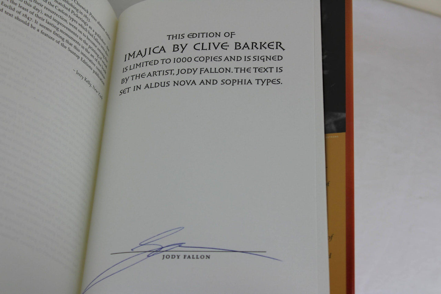 Imajica by Clive Barker Suntup Press Artist Edition 2022