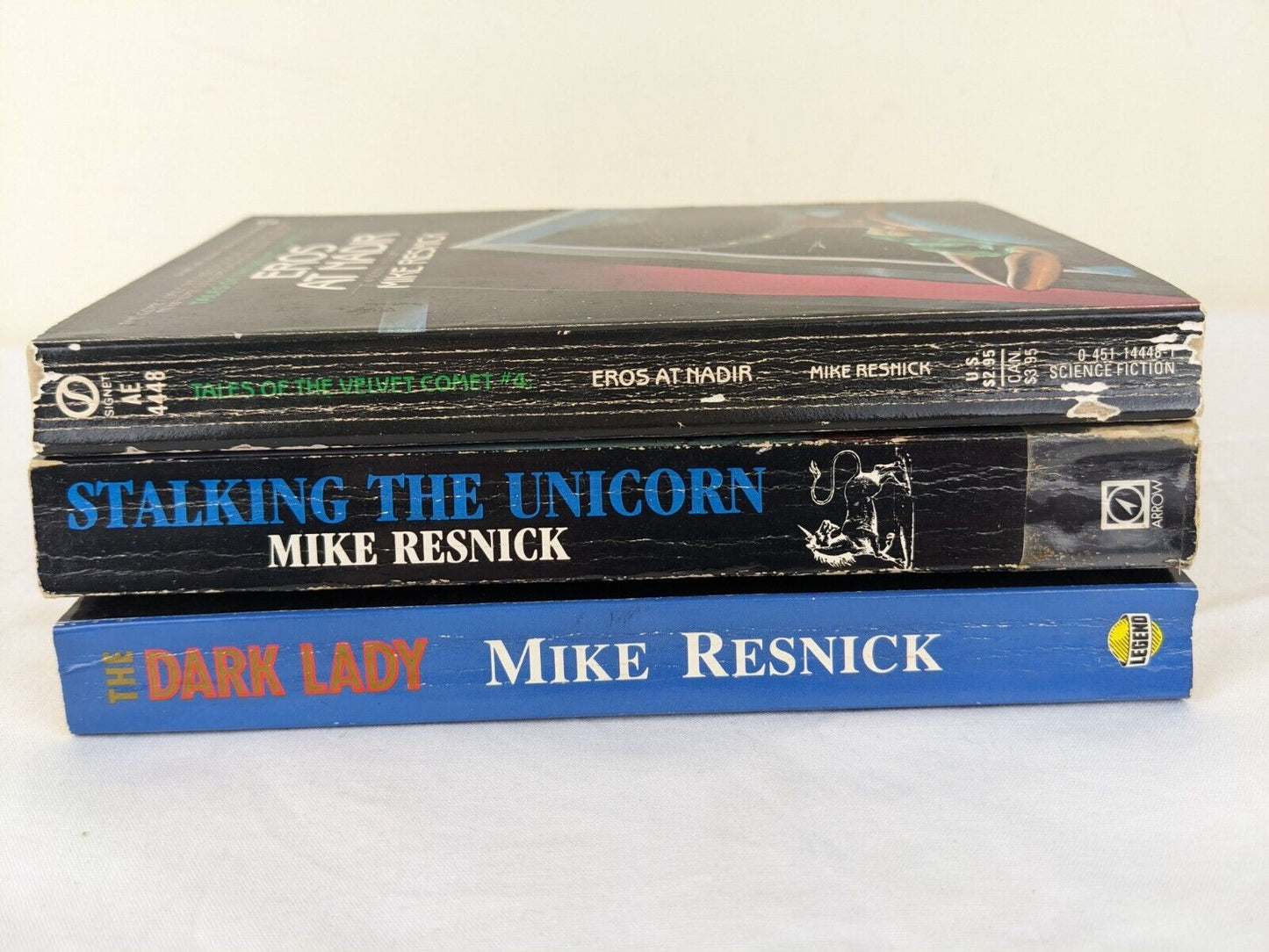 Mike Resnick x 3 - Eros at Nadir, Stalking the unicorn & the dark lady 1986
