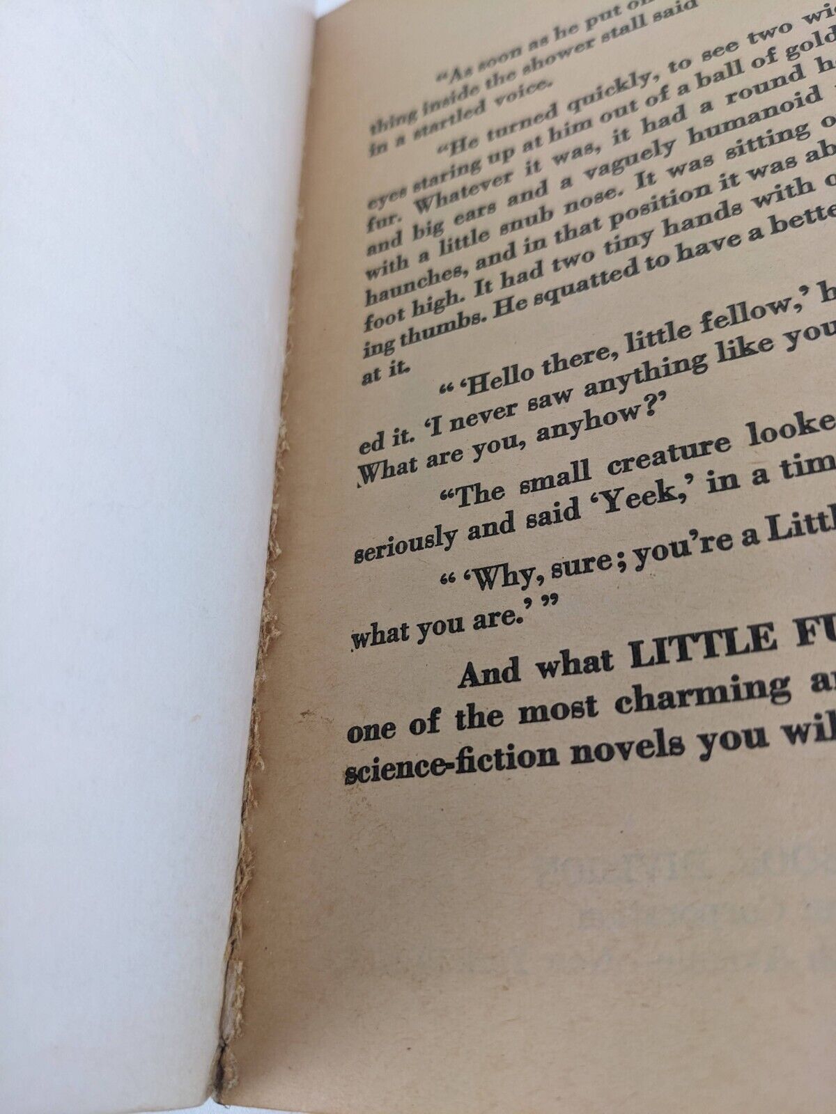 Little fuzzy by H. Beam Piper 1962 Vintage Ace books