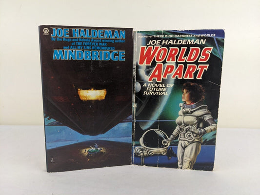 Mindbridge & World's Apart by Joe Haldeman 1984