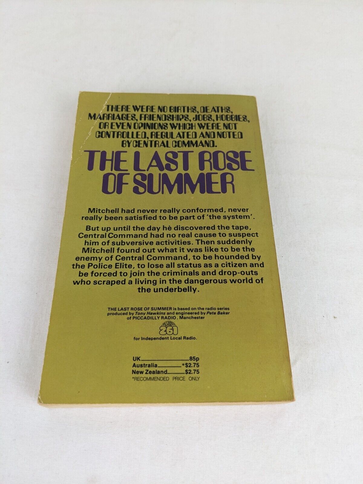 The last rose of summer by Steve Gallagher 1978