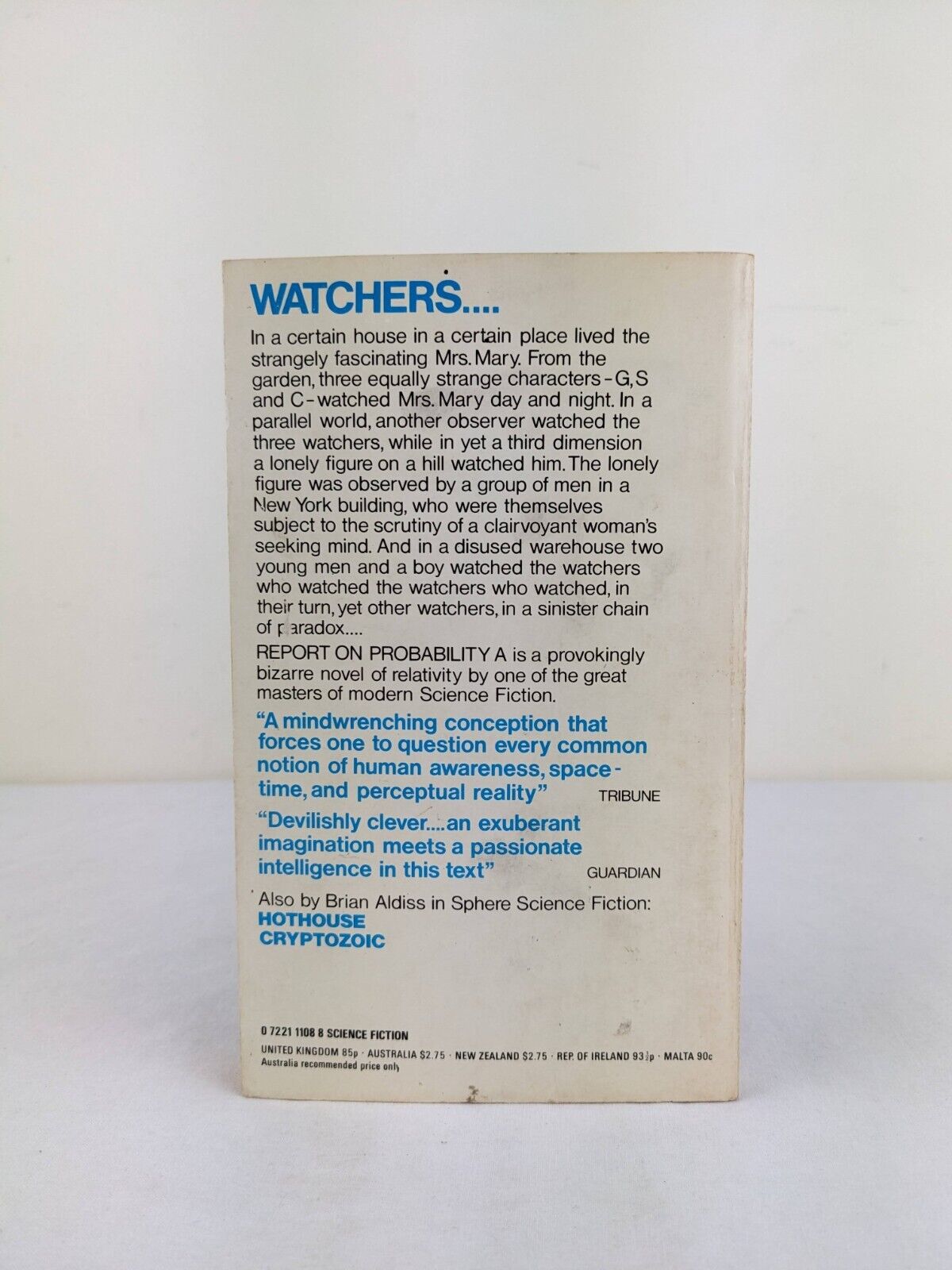 Report on probability a by Brian Aldiss 1977