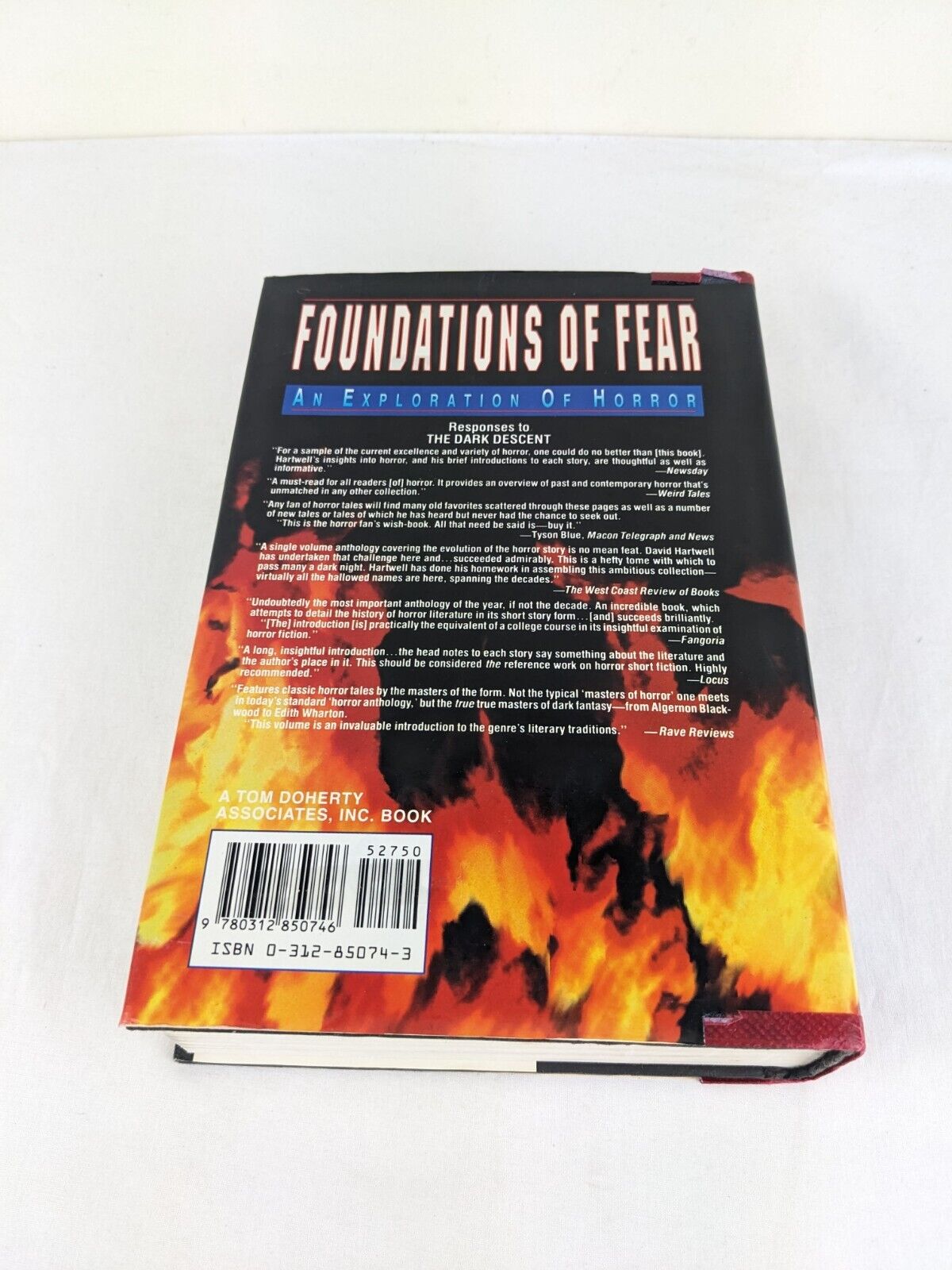 Foundations of Fear - David Hartwell 1992 Hardcover Horror - Barker Matheson etc