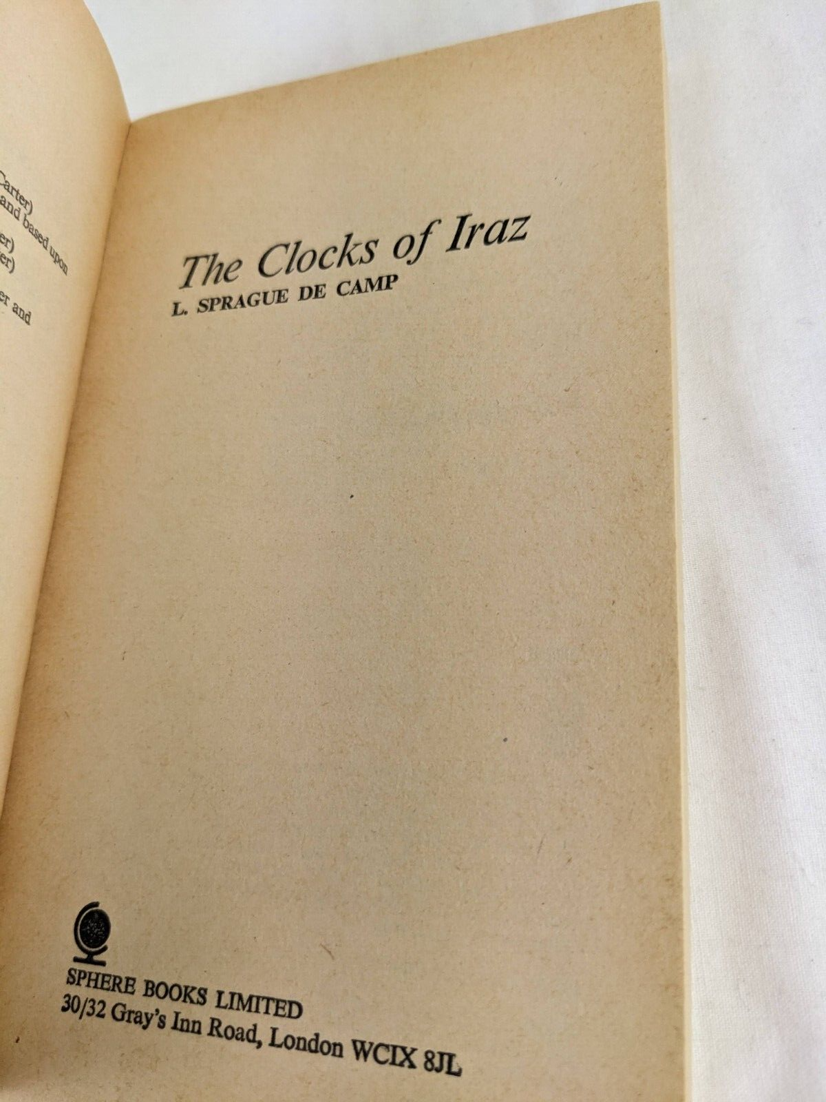 The reluctant king by L. Sprague de Camp - Goblin Tower, Iraz & Unbeheaded king