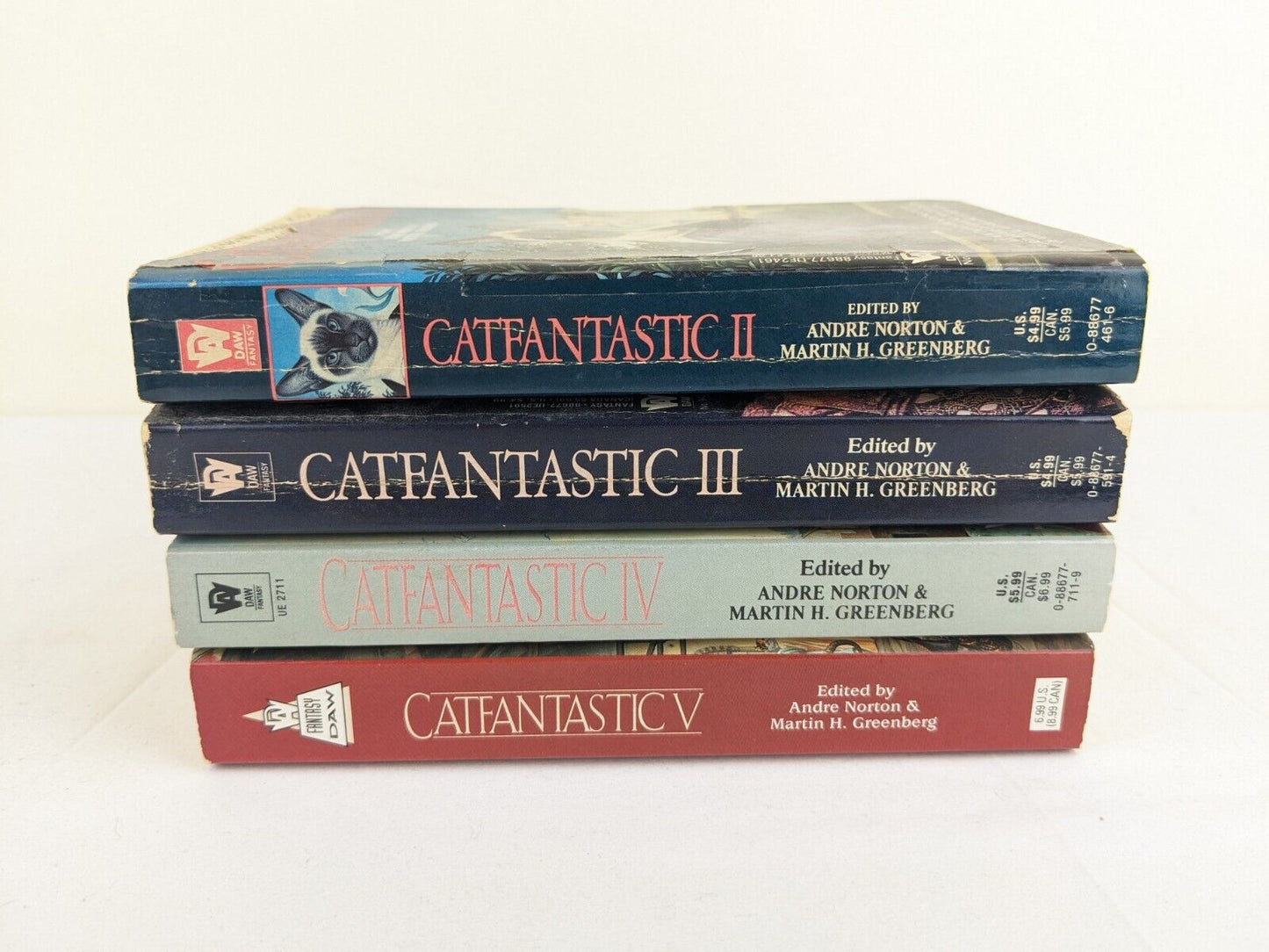 Catfantastic series x 4 by Andre Norton / Martin H. Greenberg 1991 Short Stories