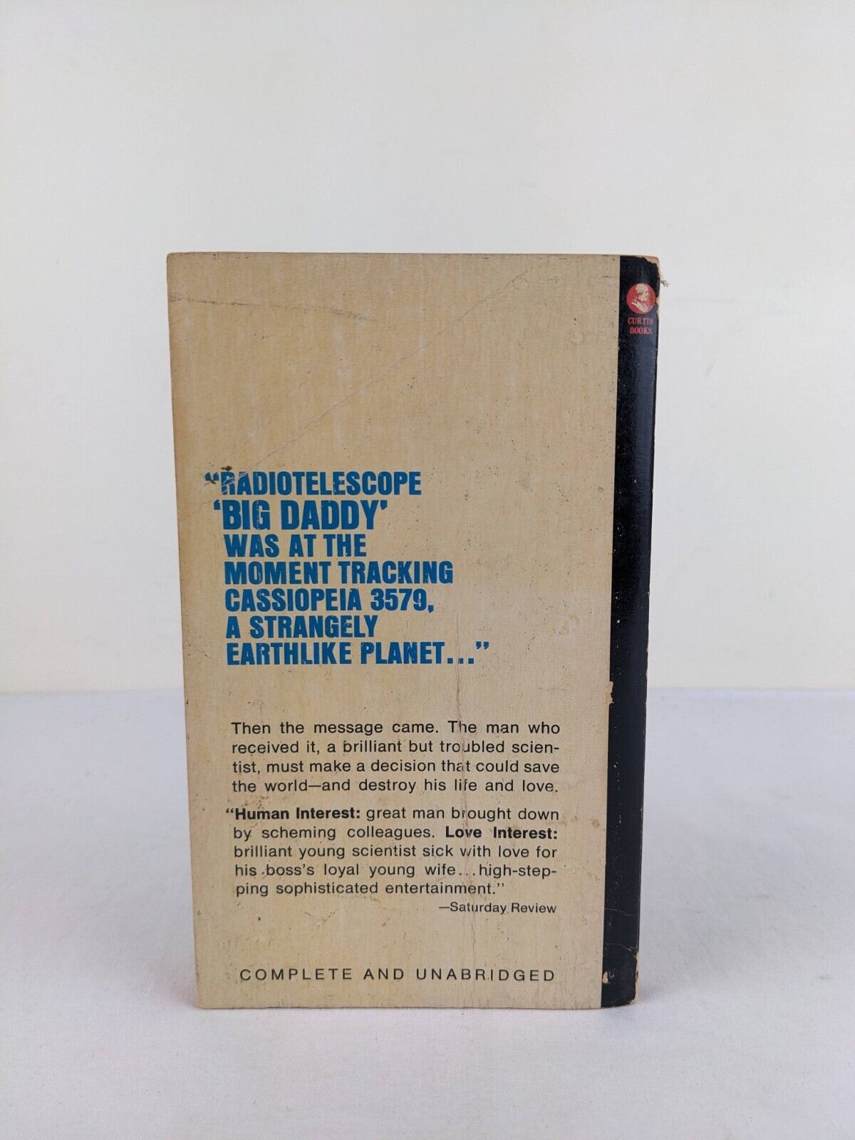 The Cassiopeia affair by Chloe Zerwick & Harrison Brown 1968 Curtis Books