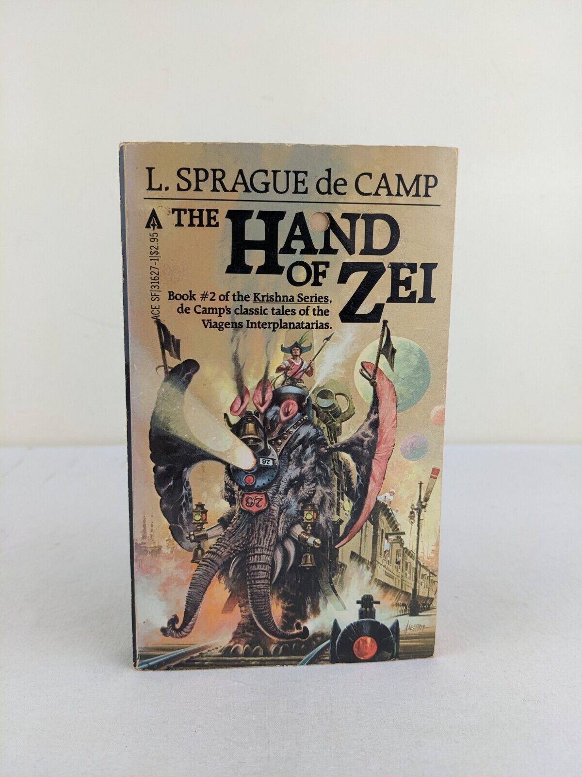 The hand of Zei by L. Sprague de Camp 1982  Viagens Interplanetarias