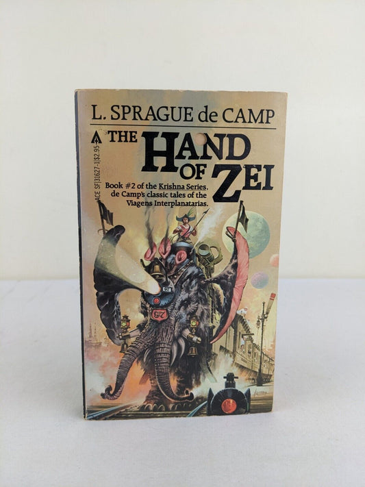 The hand of Zei by L. Sprague de Camp 1982  Viagens Interplanetarias