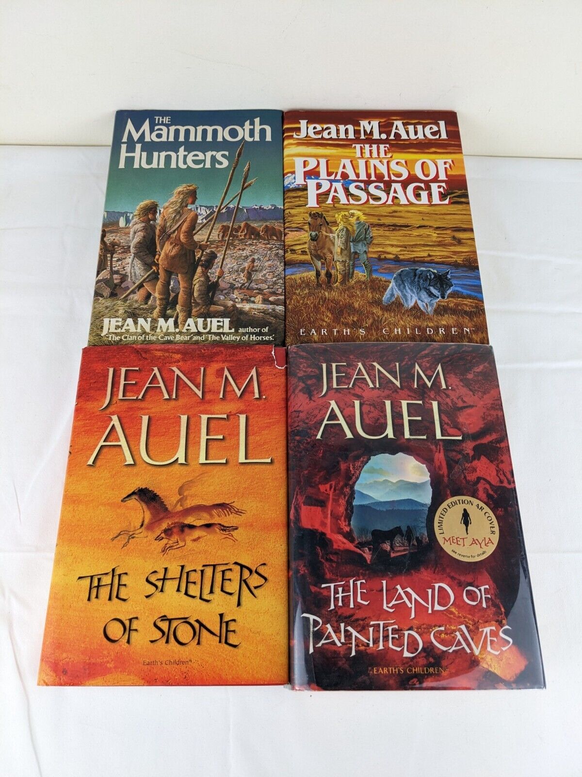 Children of the earth by Jean M. Auel books 3-6 Mammoth, Passage, Stone & caves