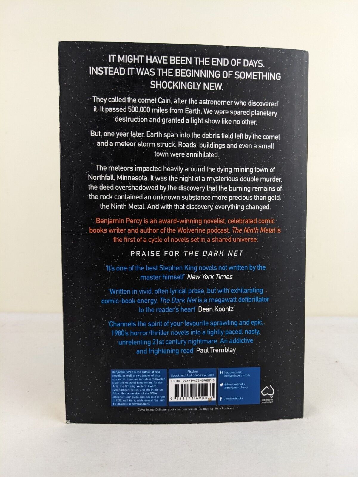The ninth metal by Benjamin Percy 2021 The comet cycle