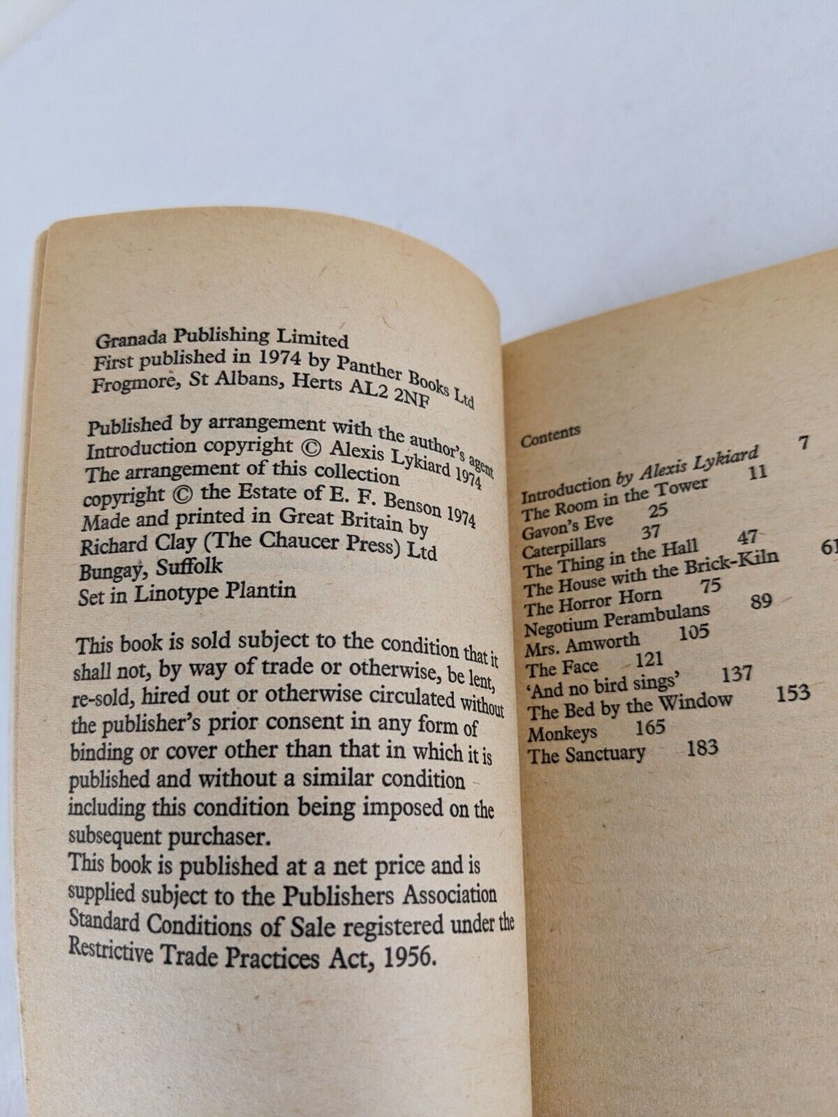 The best Horror stories of E. F. Benson: The horror horn 1974