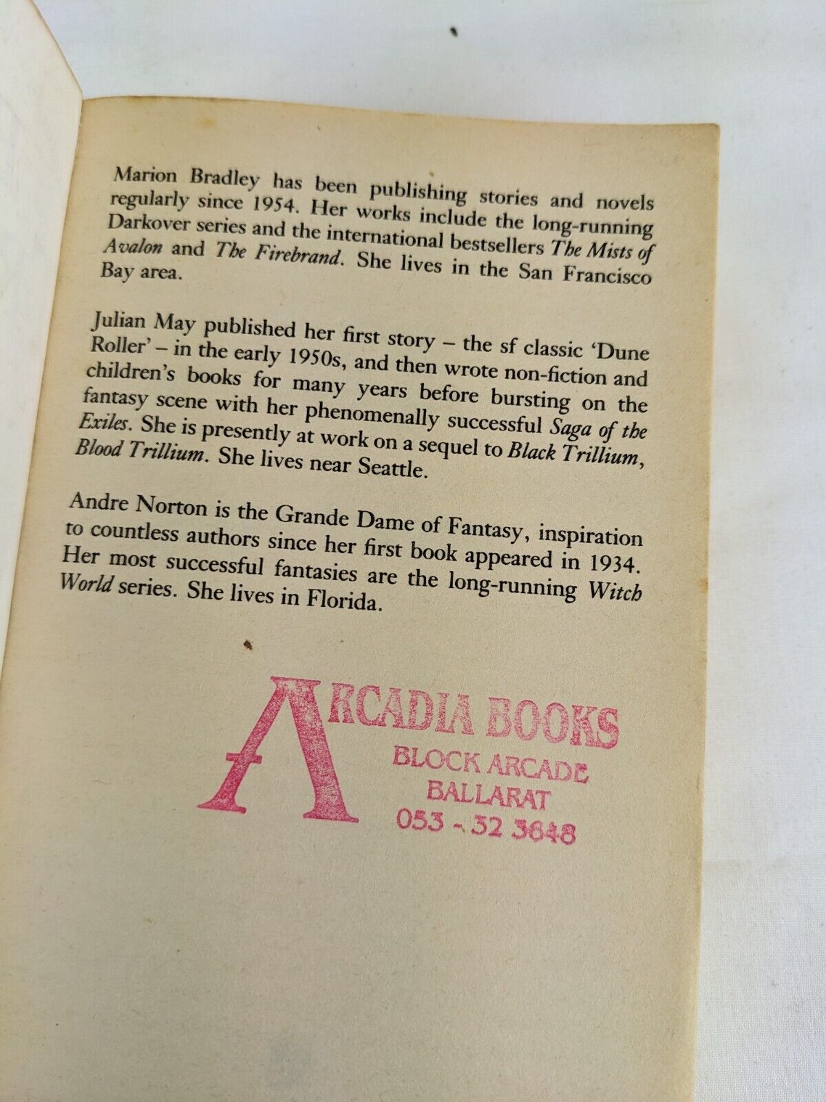 Saga of the trillium by Bradley, May & Norton - Black trillium & Blood trillium