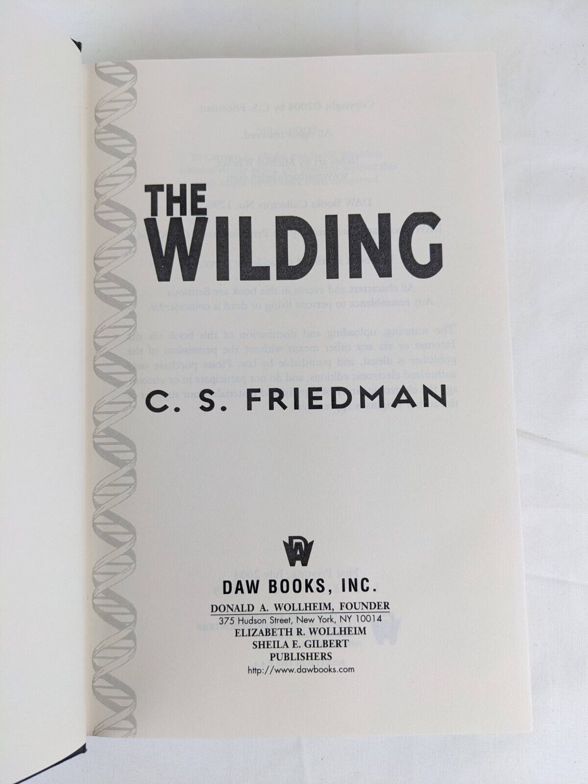 In Conquest born: The wilding by C. S. Friedman First Edition hardcover 1994