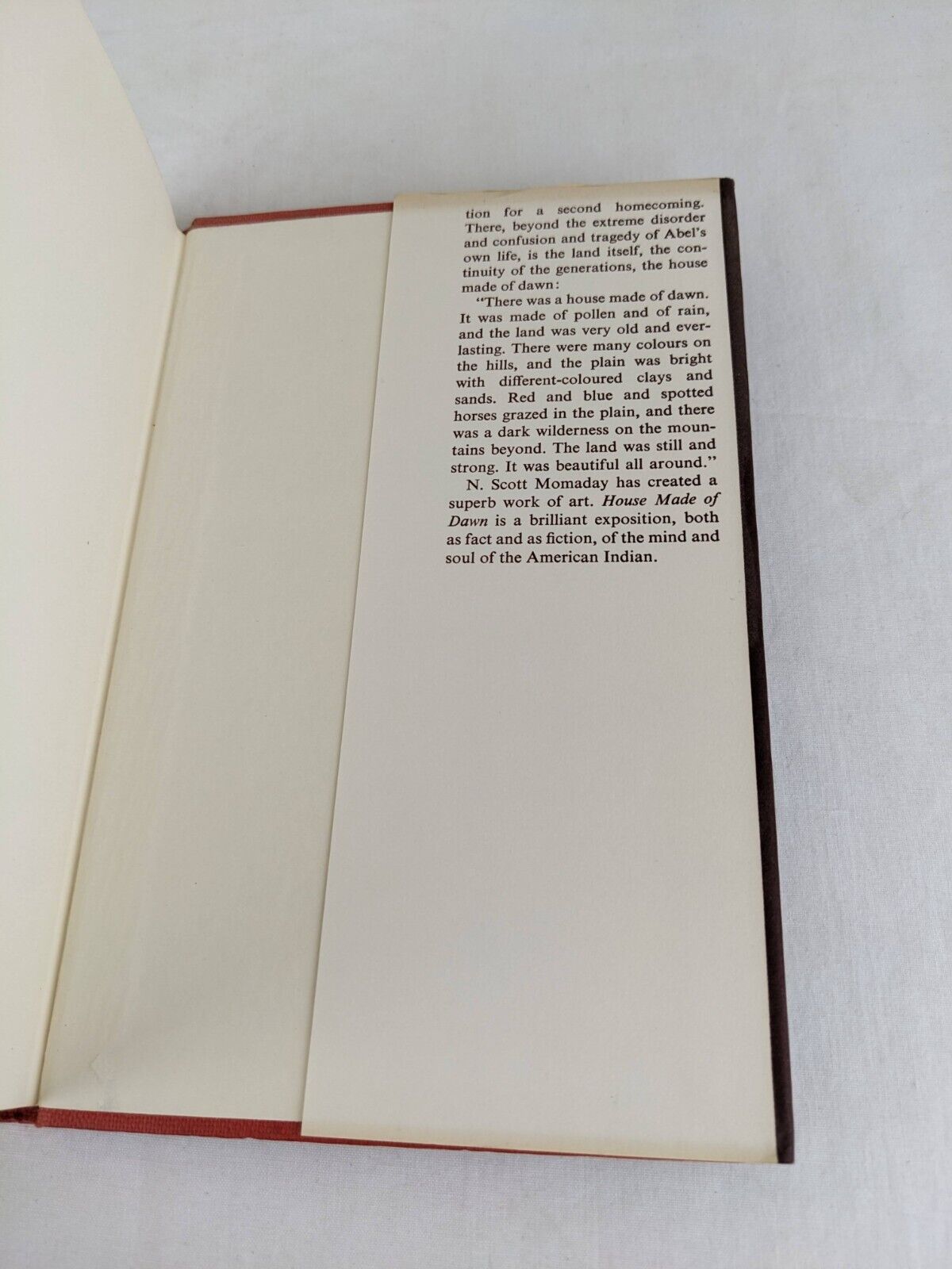 House made of Dawn by N. Scott Momaday 1969 Hardcover Gollancz Native American