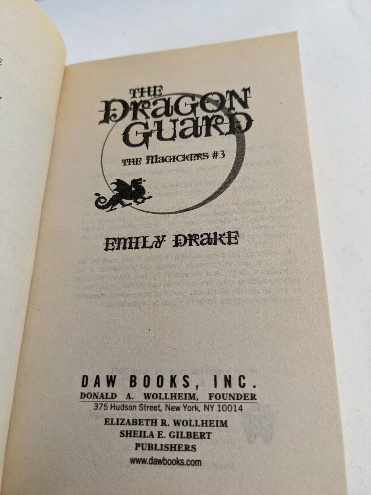 The magickers by Emily Drake - Curse of Arkady, Gate of bones & Dragon Guard