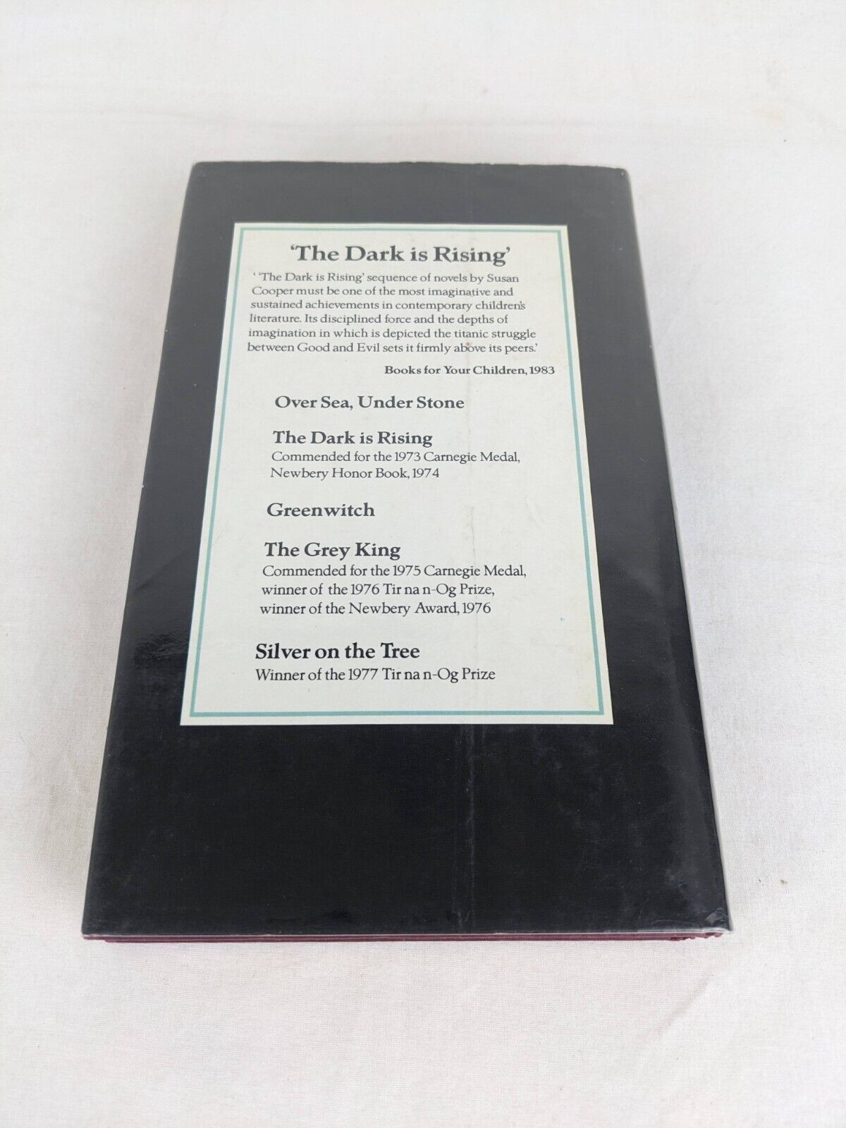 Silver on the tree by Susan Cooper 1984 Hardcover Dark is rising