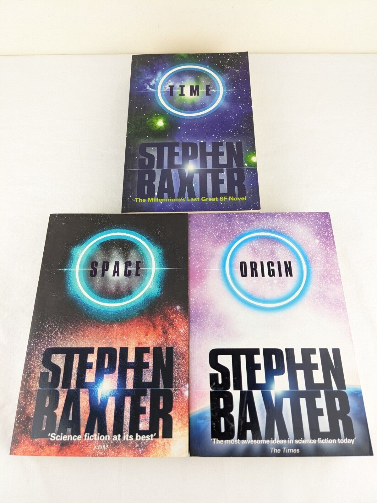 Manifold series by Stephen Baxter 1999 Time, Space, Origin