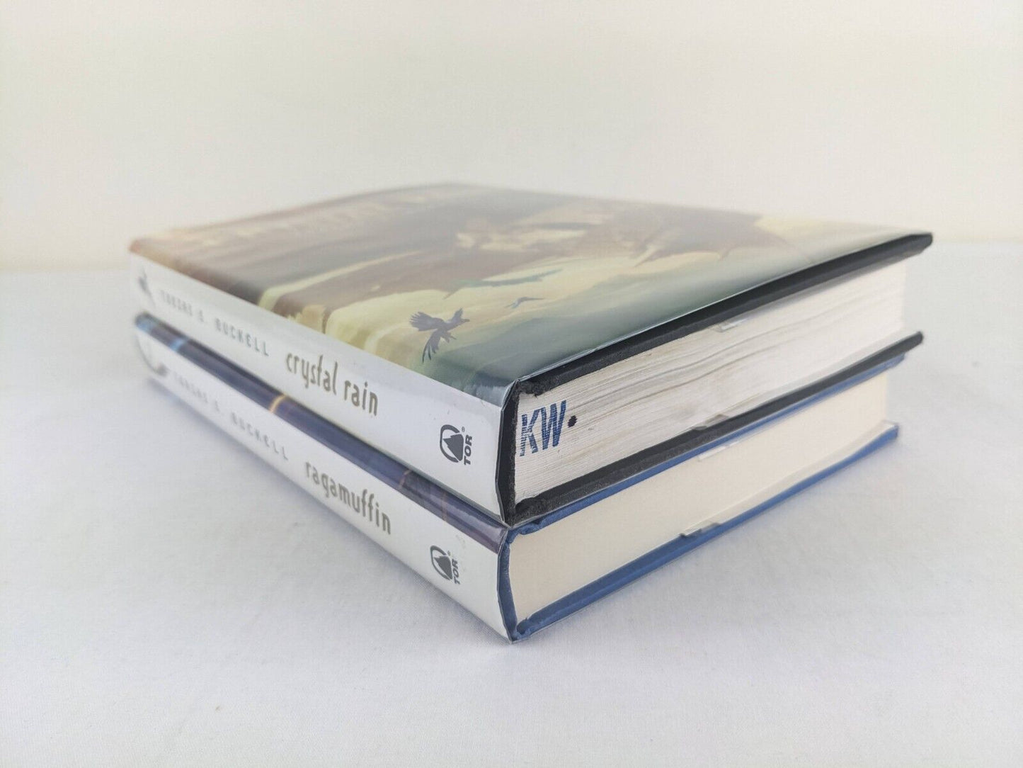 Xenowealth: Crystal Rain & Ragamuffin by Tobias Buckell 2006 Hardcover First Ed.