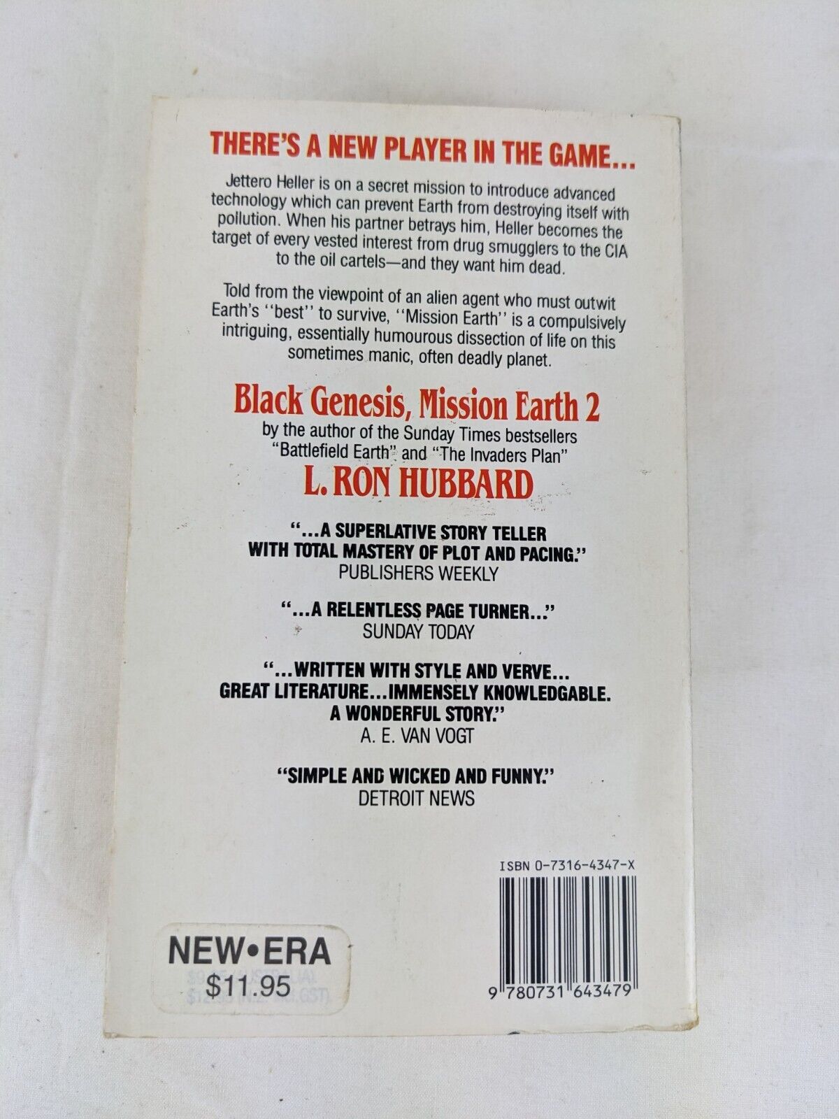 Black Genesis by L. Ron Hubbard 1988 - Mission Earth volume 2