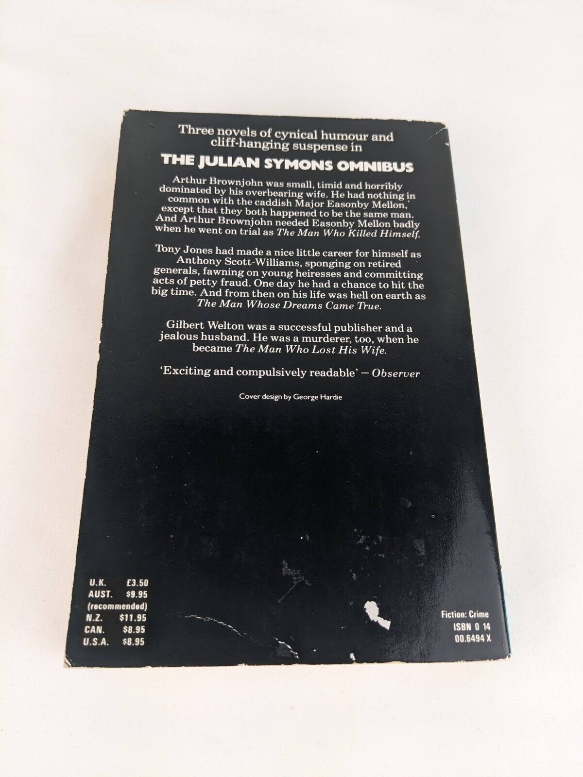 The Julian symons omnibus 1984 - Man who killed himself, Dreams came true, lost