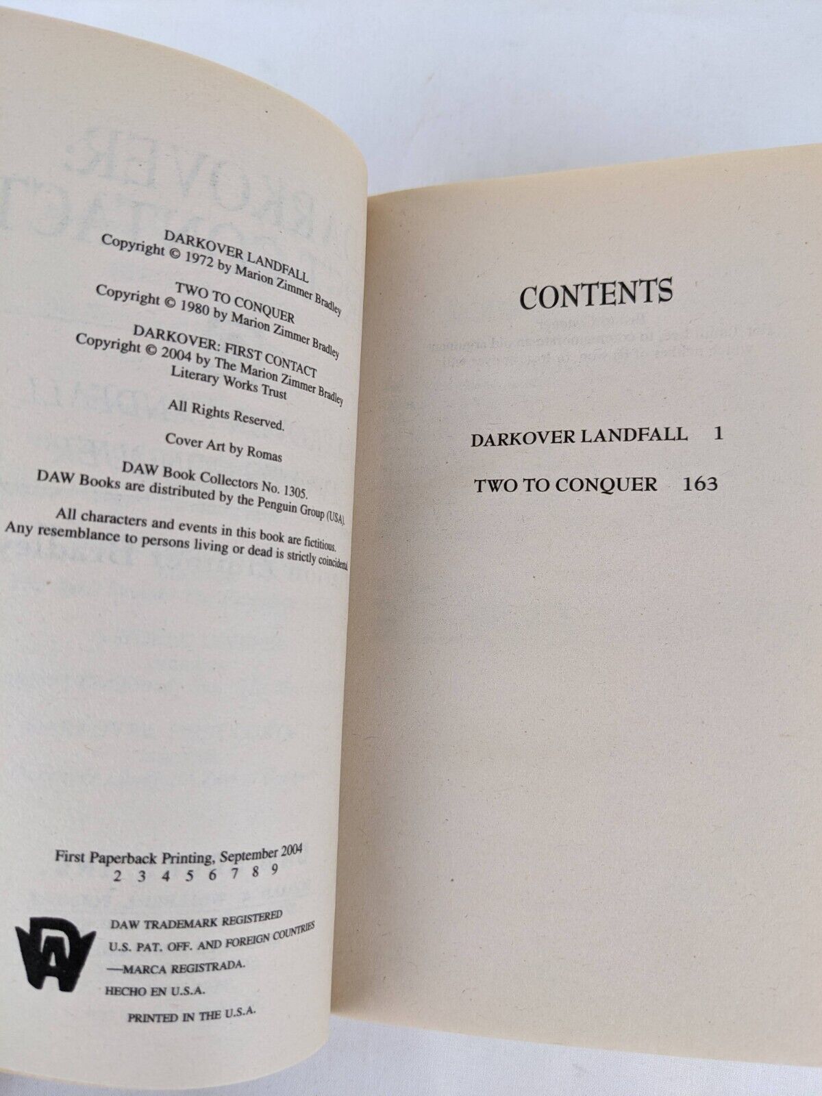Marion Zimmer Bradley Omnibus x 3 - World Divided, Heritage & Darkover Contact