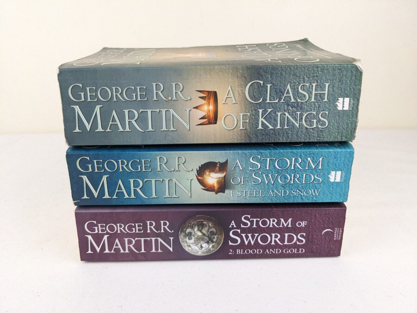 A Clash of Kings & A storm of swords by George R.R. Martin 2003 Ice & Fire