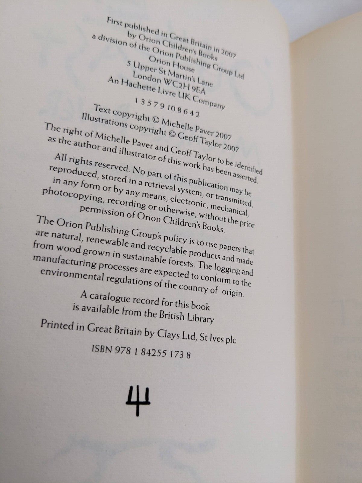 Ancient of darkness x4 by Michelle Paver 2004 Hardcover Wolf, Outcast, Oath etc.