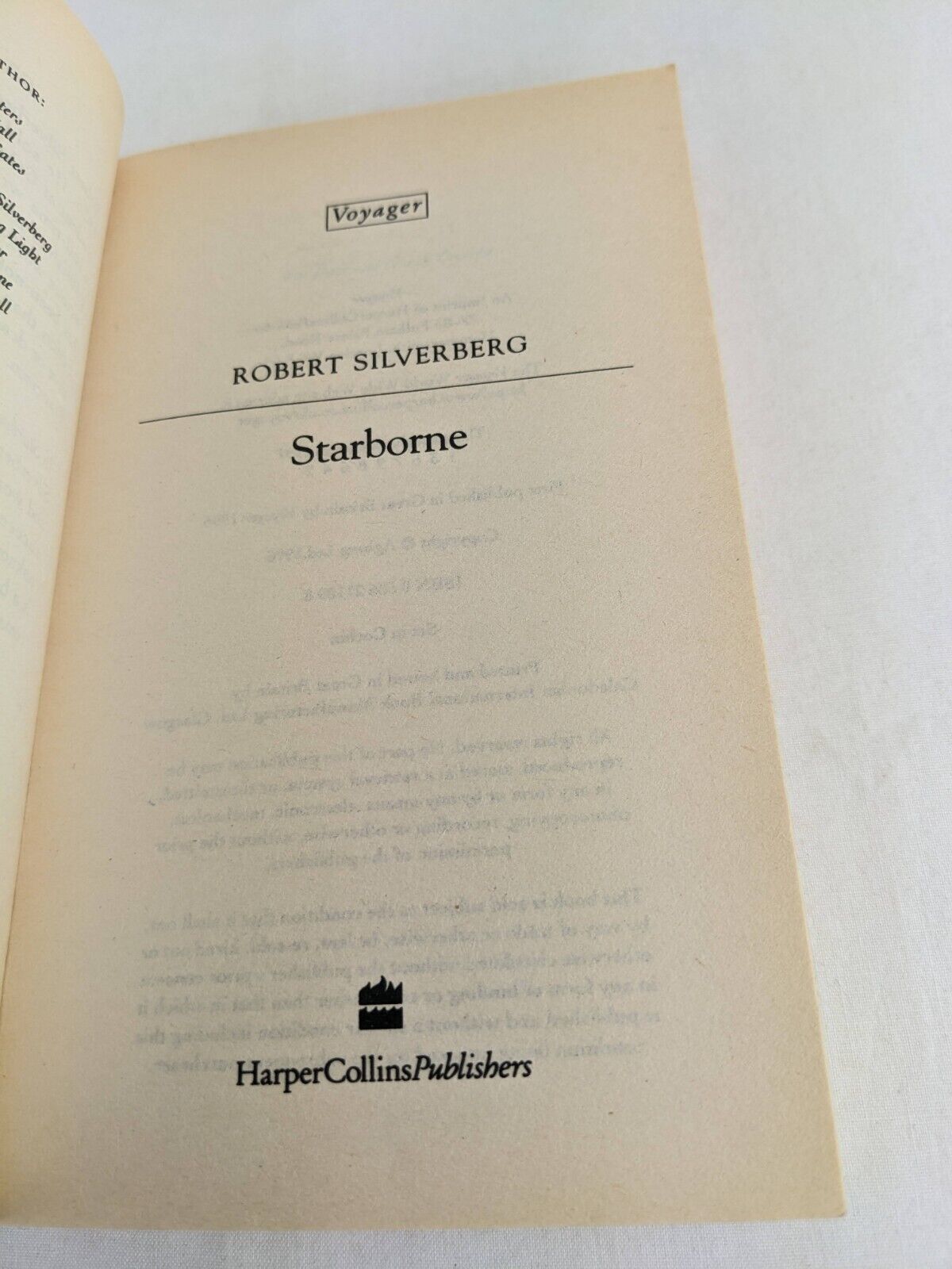 Starborne by Robert Silverberg 1997