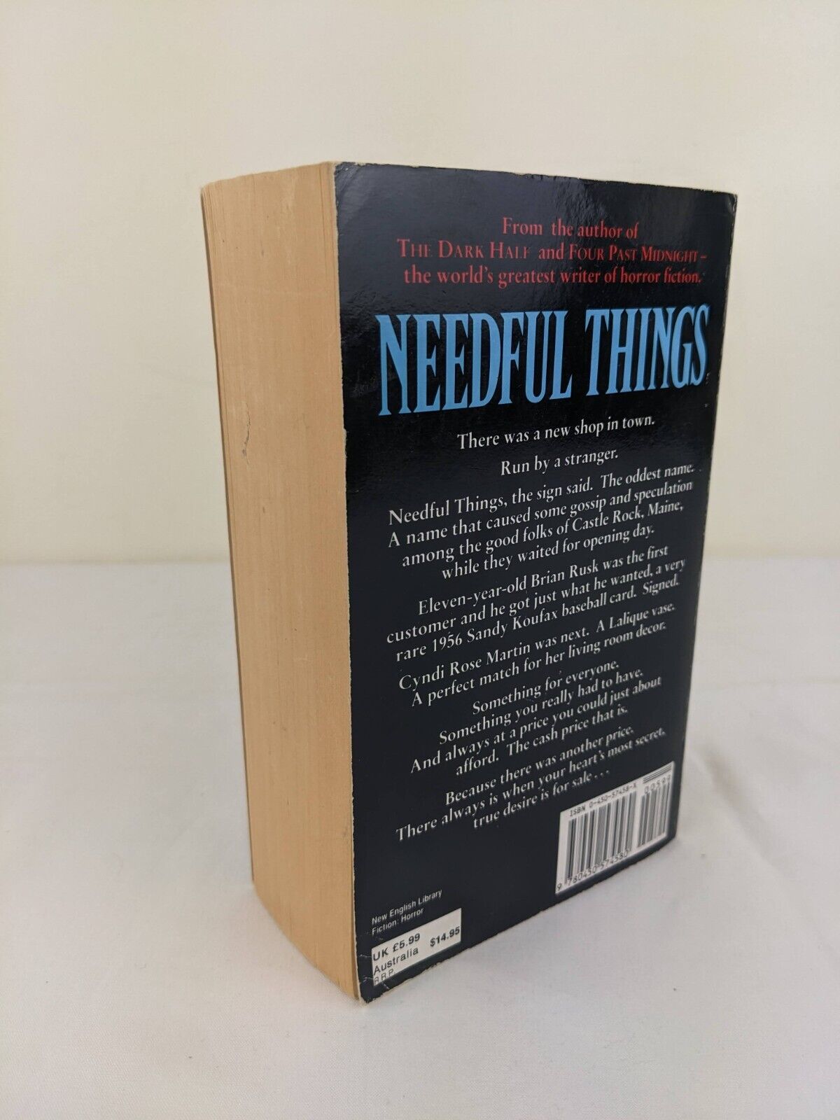 Needful Things by Stephen King (Paperback, 1992)