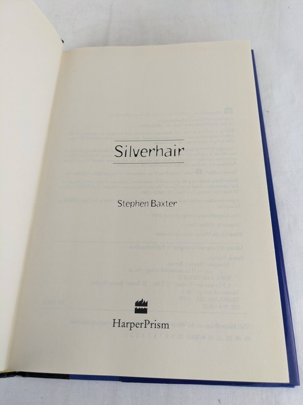 Silverhair by Stephen Baxter 1999 Hardcover Mammoth