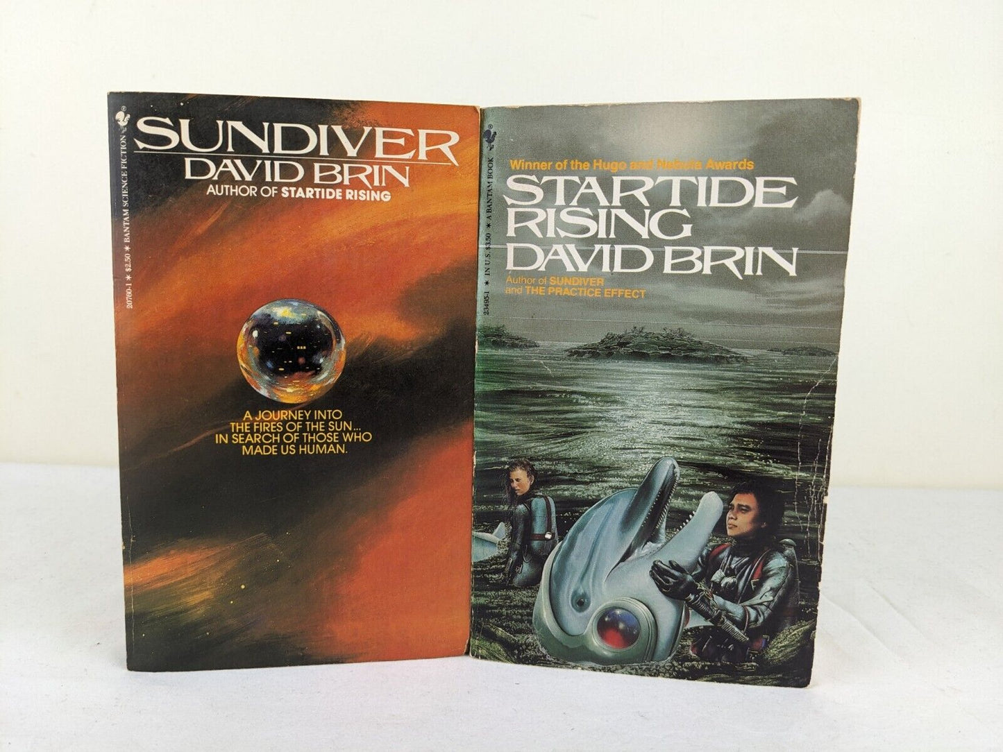 Sundiver & Startide rising by David Brin 1981 Uplift Saga