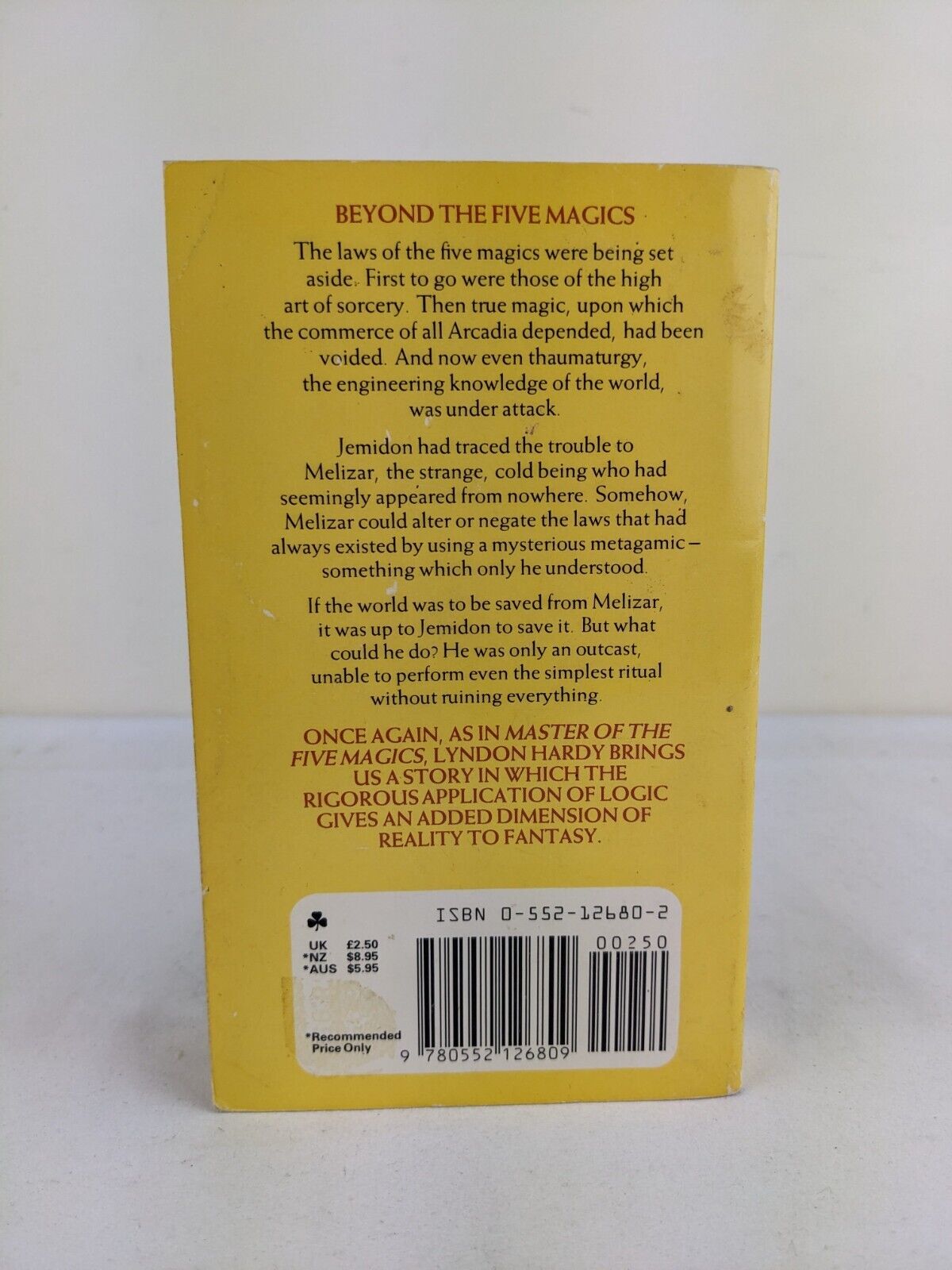 secret of the sixth magic by Lyndon Hardy 1986 Magic by the Numbers