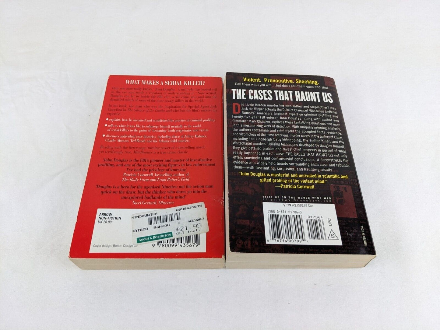Mindhunter / cases that haunt us by John Douglas & Mark Olshaker 1997