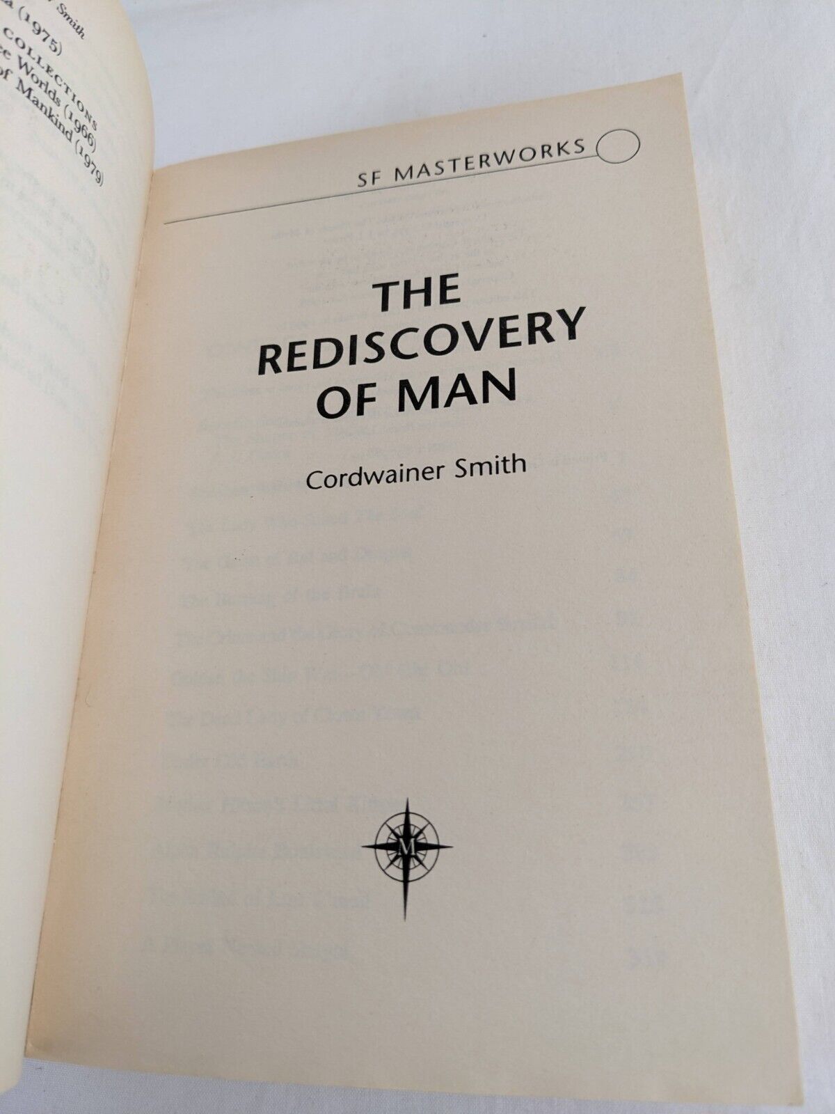 The rediscovery of man by Cordwainer smith 1999 SF Masterworks