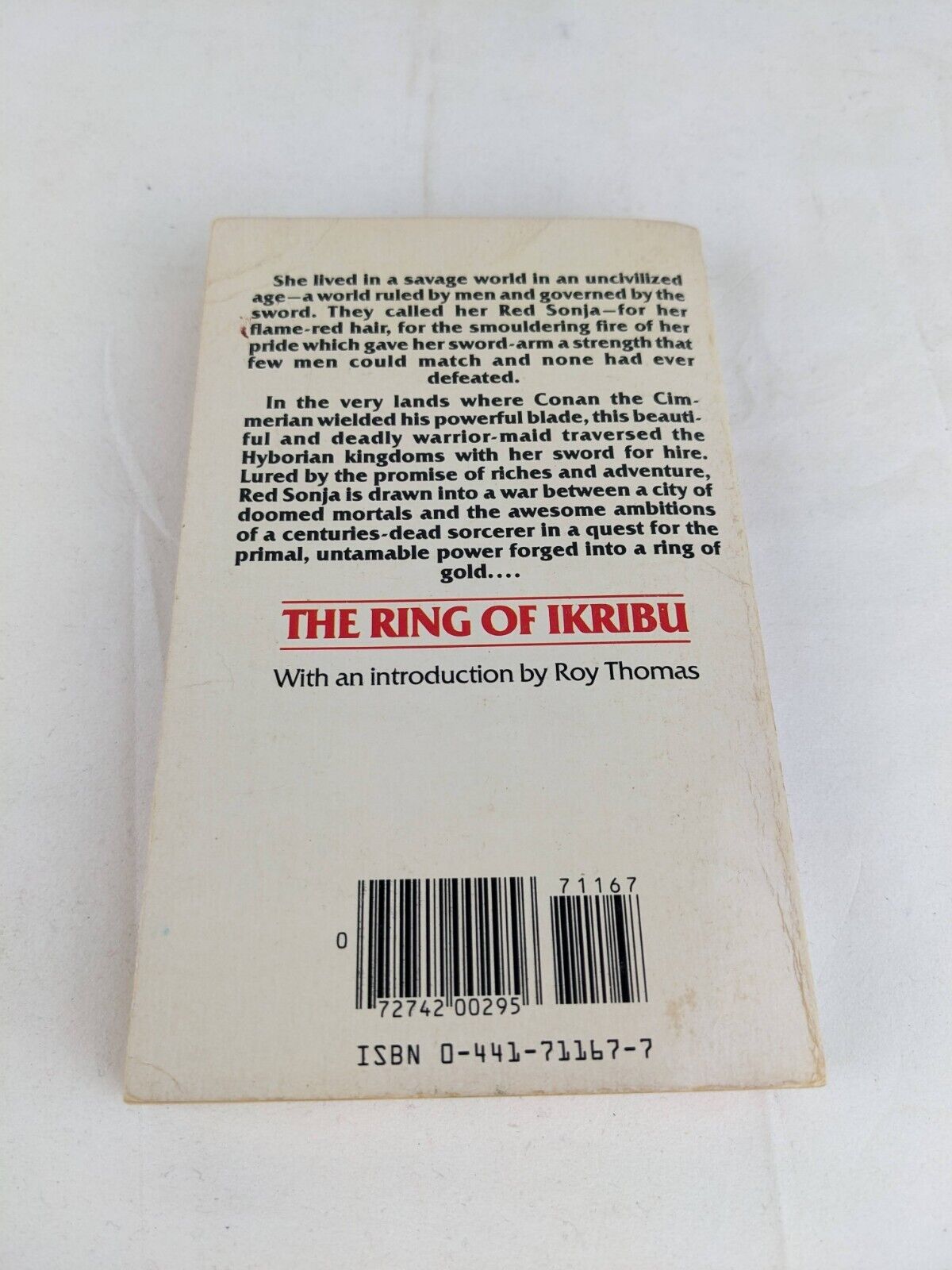 Red Sonja: The ring of Ikribu by David C. Smith & Richard K. Tierney 1985